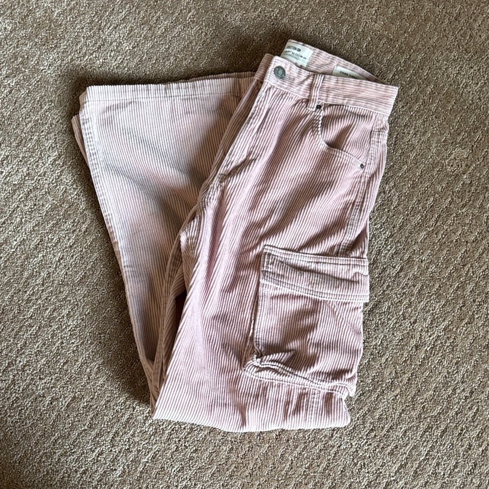 Cotton On Pink Cargo Jeans